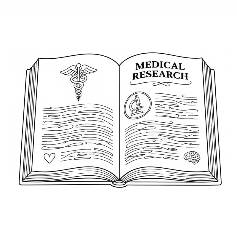 A medical research book.